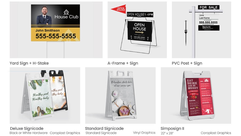 Real Estate and Outdoor Portable Signage
